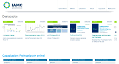 Desktop Screenshot of iamc.sba.com.ar