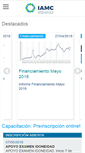Mobile Screenshot of iamc.sba.com.ar